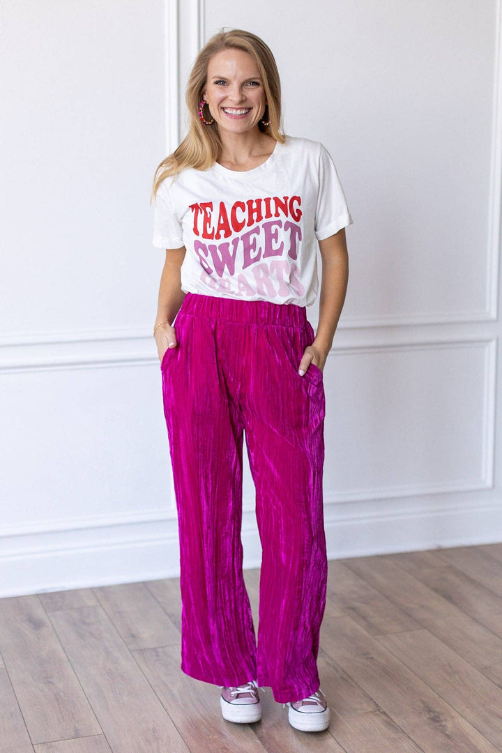 Velvet Rosewide Pants - Reg & Curvy