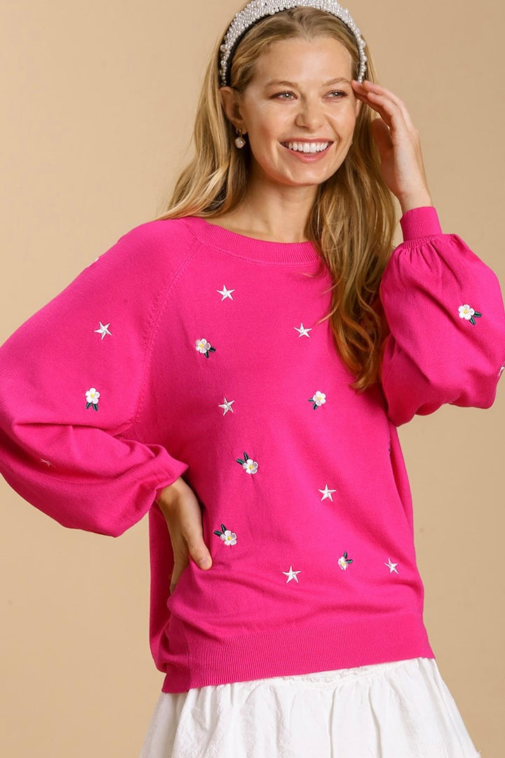 The Petals & Positivity Spring Sweater
