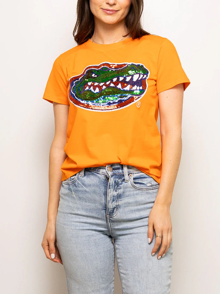 Gator Spirit Sequin Tee