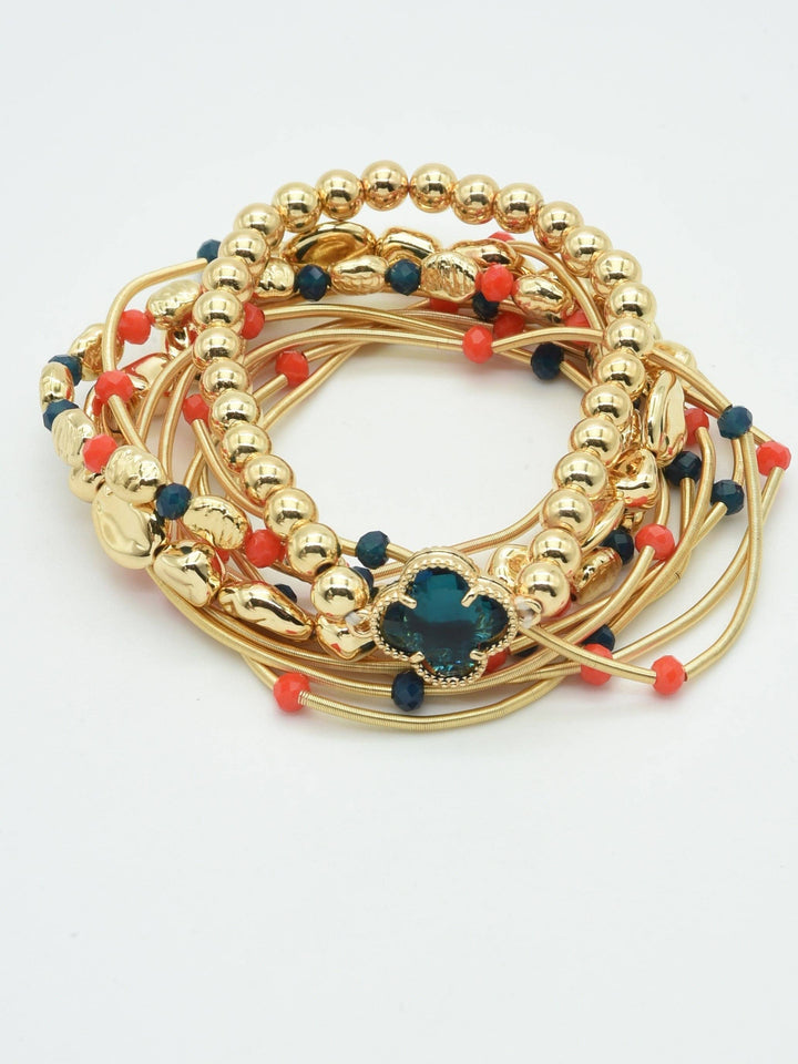 Game Day Glam Bracelet Stack - 4 Colors