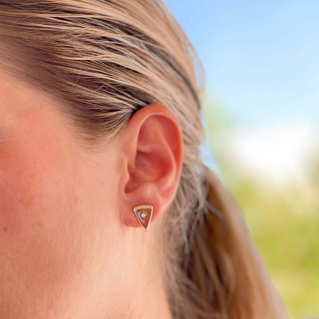 Pumpkin Pie Stud Earrings