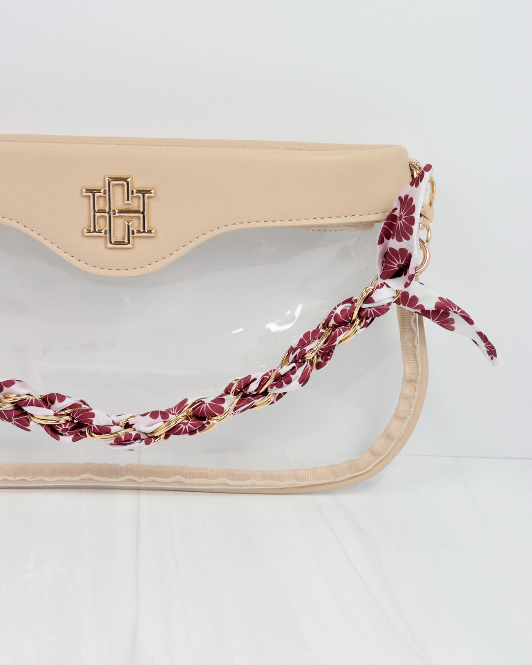 The Sideline Chic Purse Chain – Maroon Floral