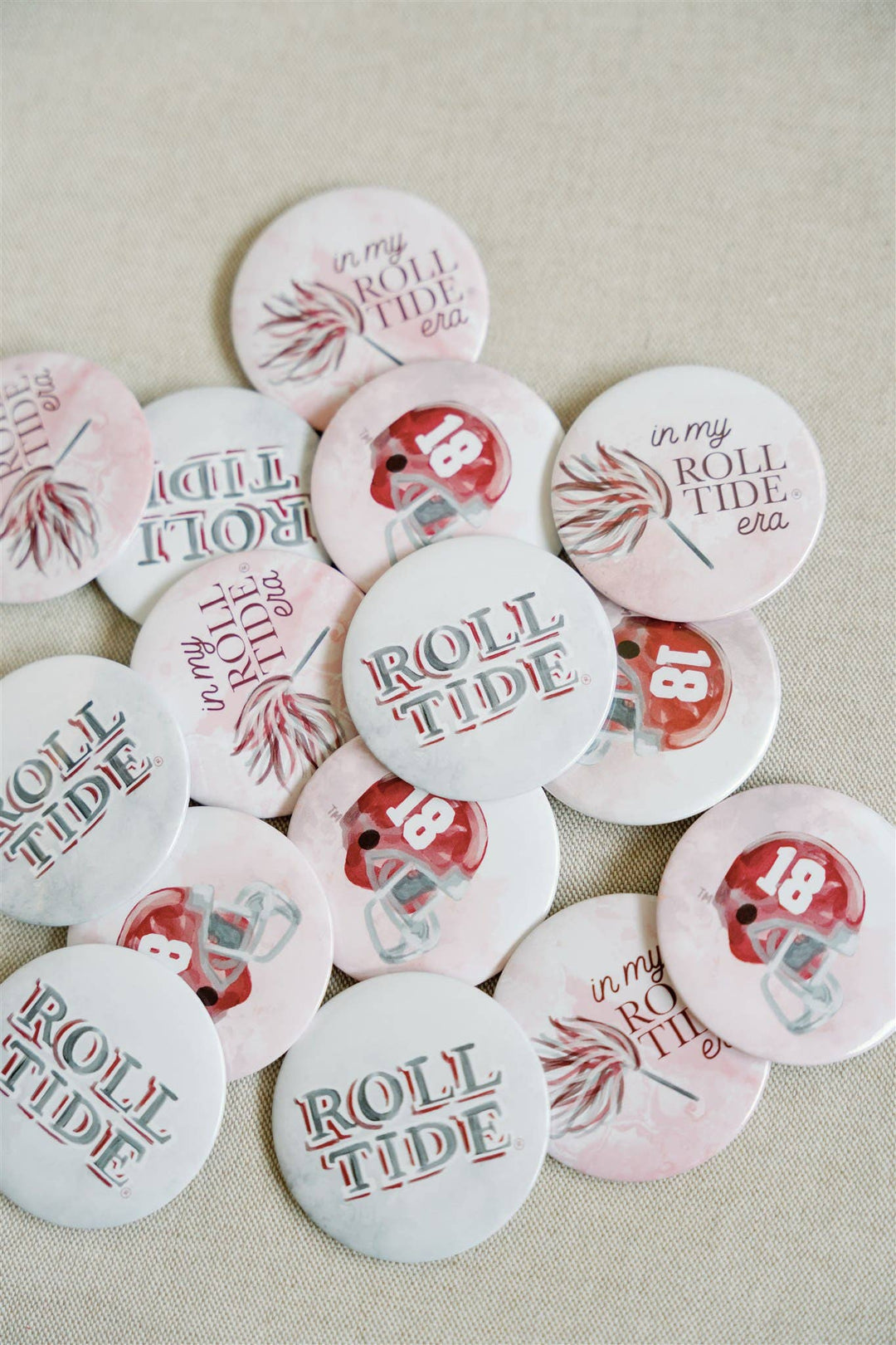 Alabama "In My Roll Tide Era" Game Day Button