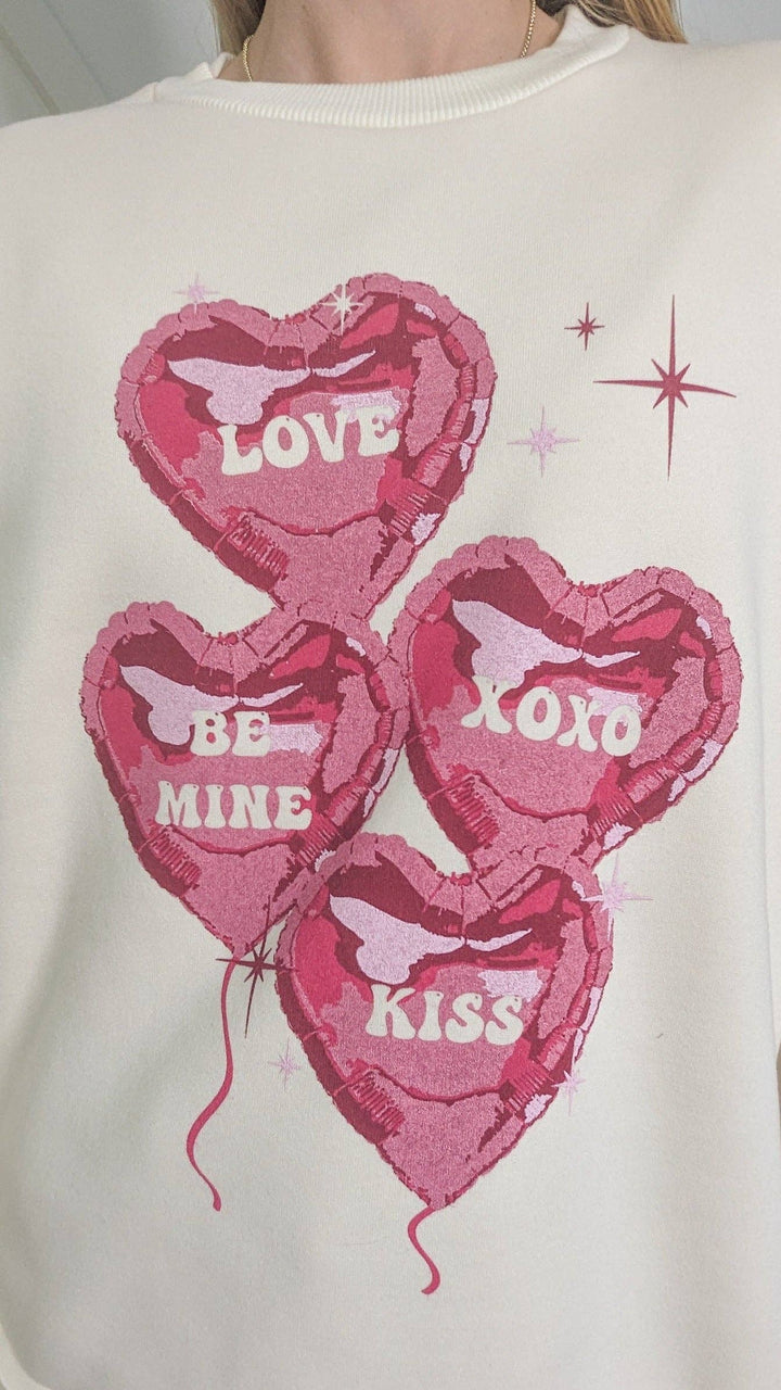 The Love Balloon Fleece Sweatshirt