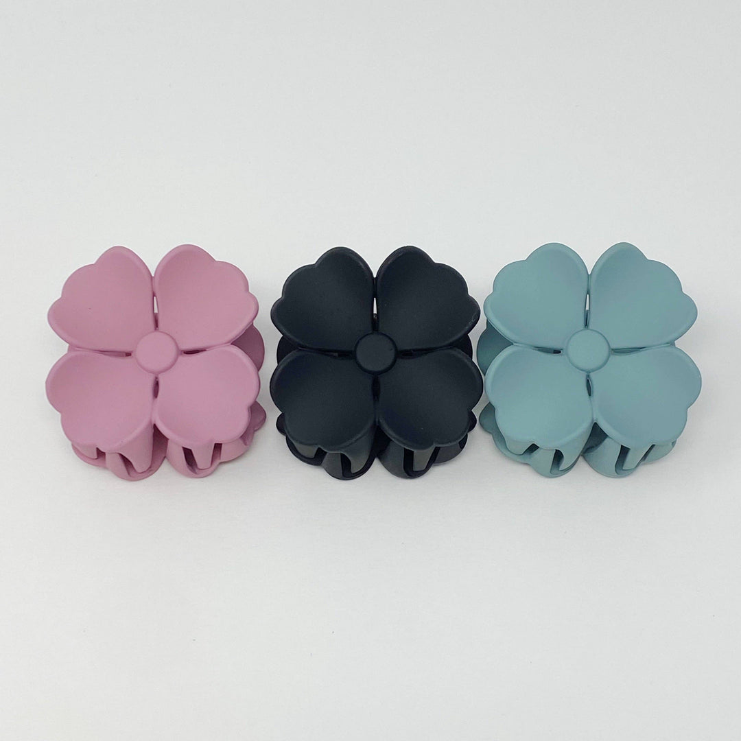 Hibiscus Petals Hair Claw Set - 3 Clips