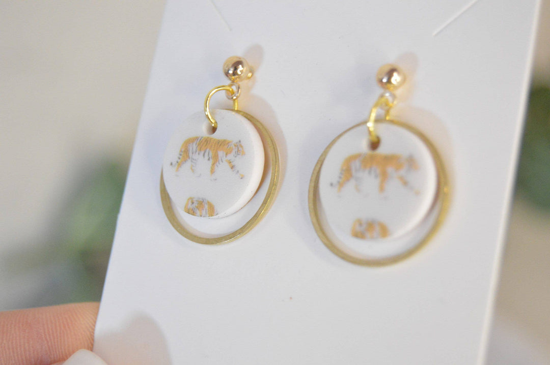 The Golden Stripes Earrings