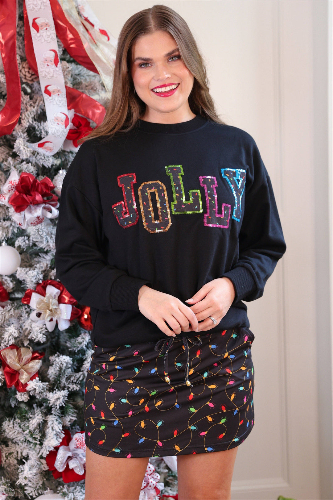 The Holly Jolly Glow-Up Pullover - Reg & Curvy