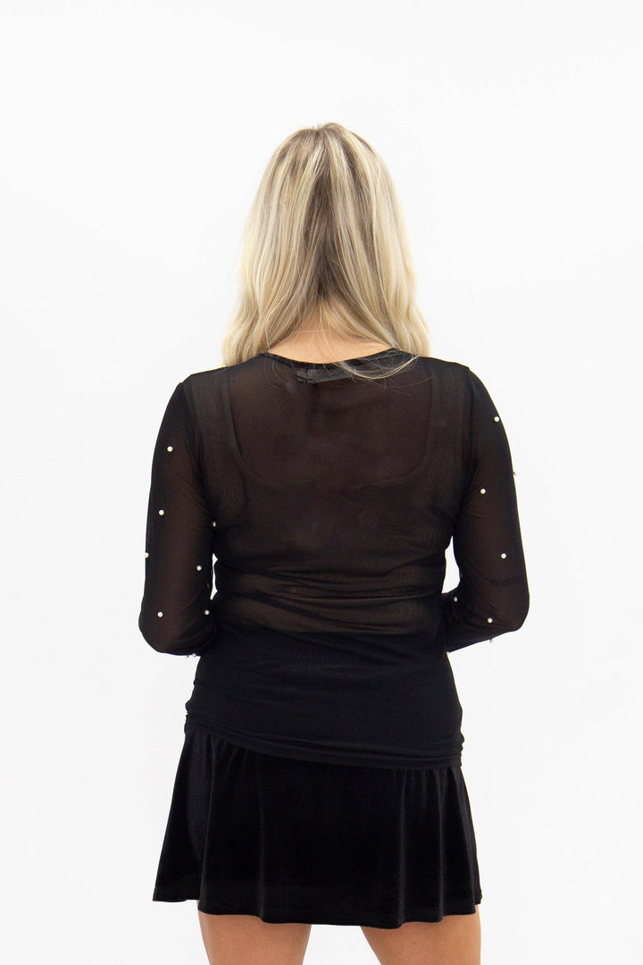 Pearls After Dark Velvet Skort - Reg & Curvy