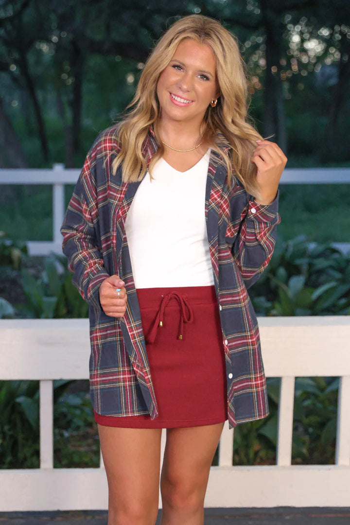 Cozy Cabin Flannel - Reg & Curvy