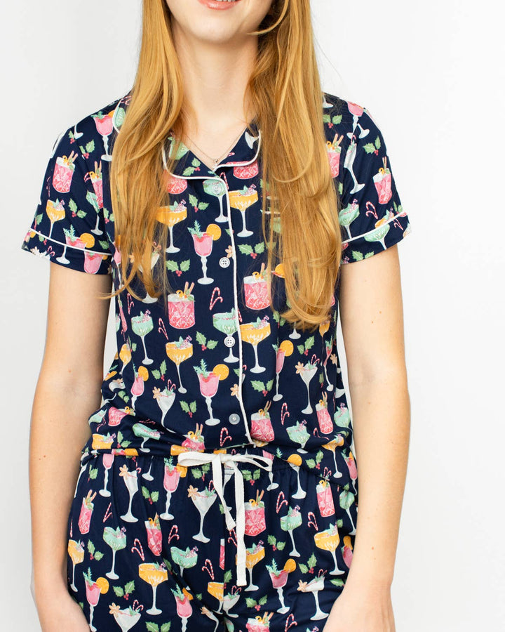 Merry Mixology Pajama Top - Reg & Curvy