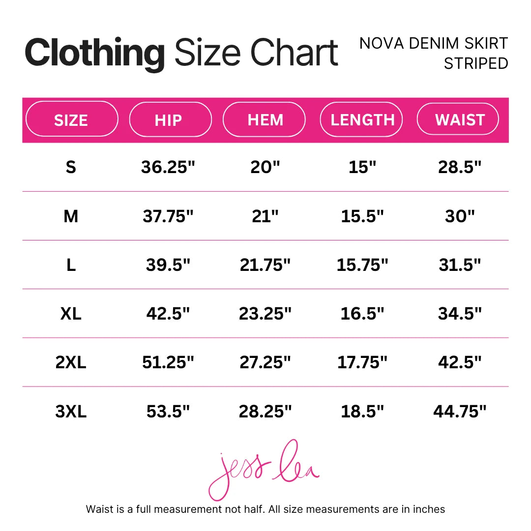 *PREORDER* Beetle Babe Denim Skirt - Reg & Curvy