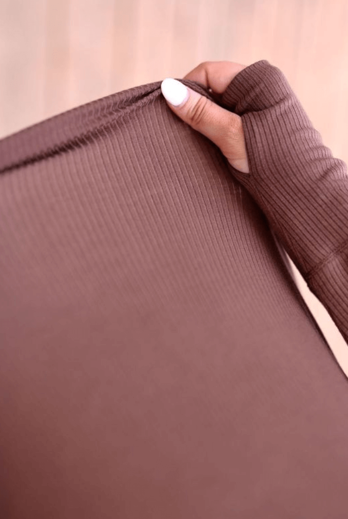 Autumn Glow Ribbed Top - Reg & Curvy