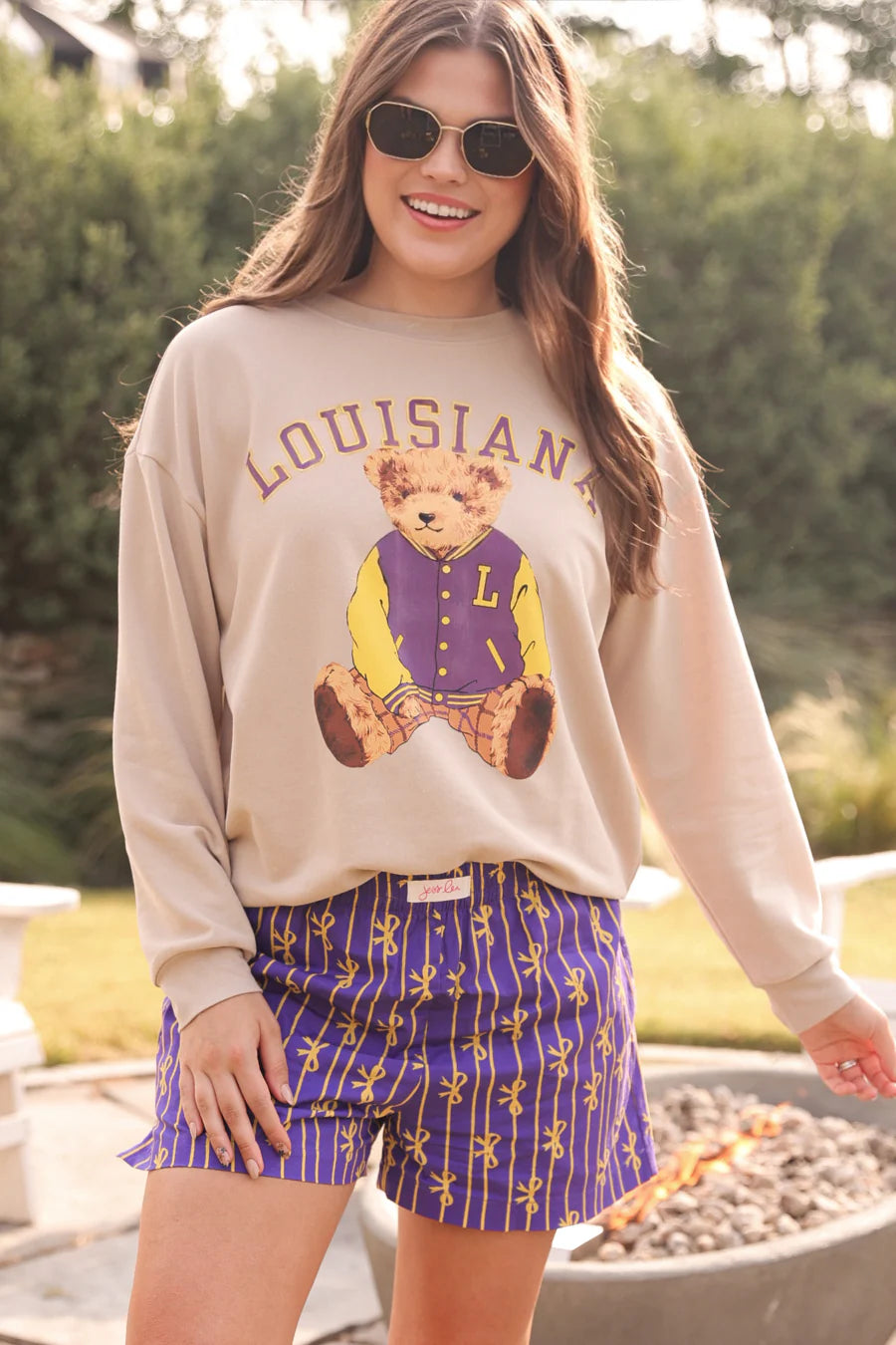 Louisiana Bear Pullover - Reg & Curvy