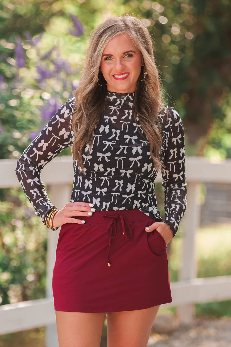 Tie It Together Mesh Top - Reg & Curvy