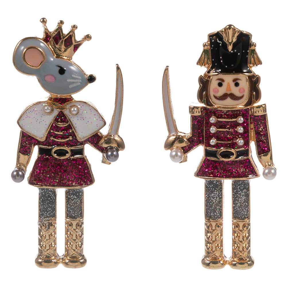 Battle of the Nutcracker Earrings - 3 Colors
