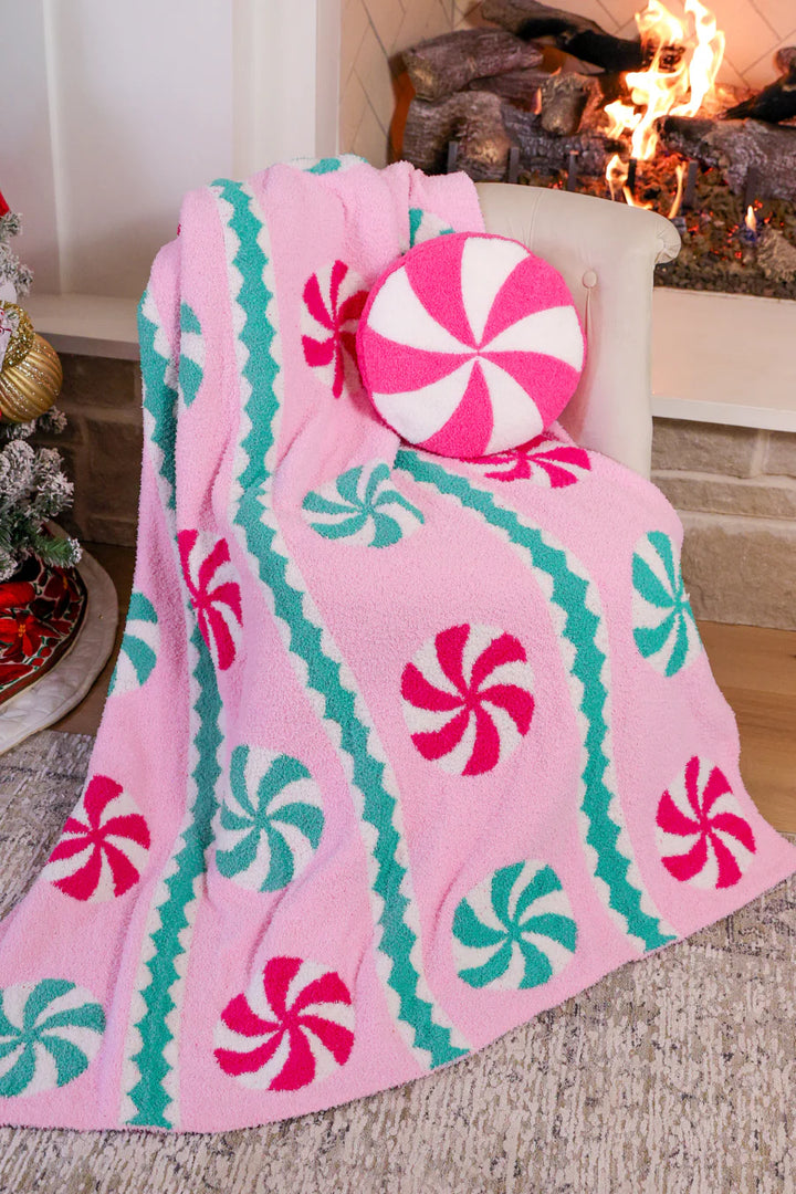 *PREORDER* Peppermint Swirl Blanket