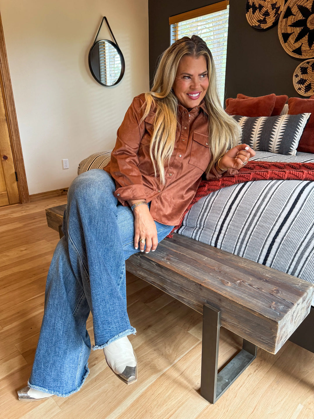 Rustic Charm Suede Top - Reg & Curvy