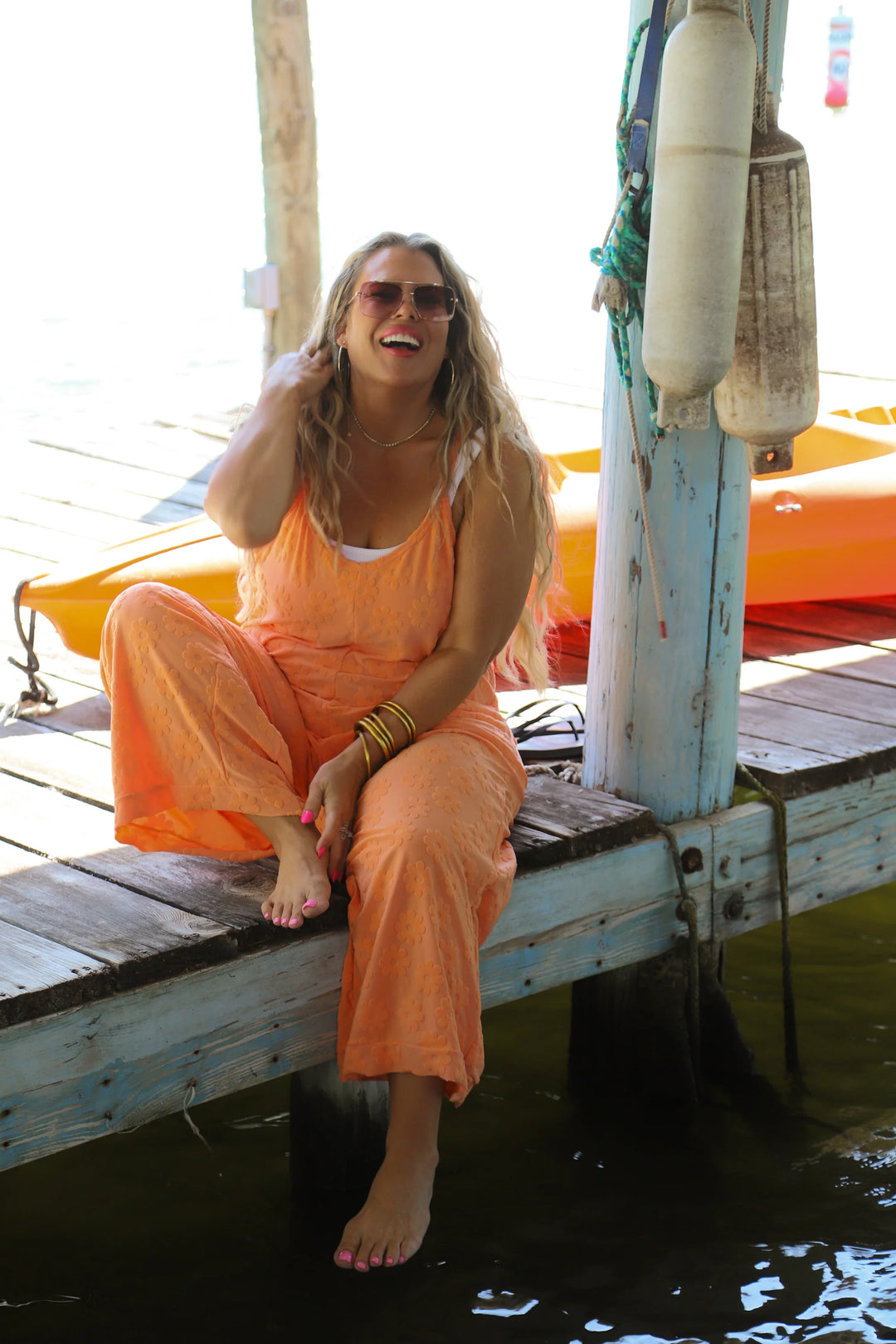 *PREORDER* Sunset Daisy Terry Romper - Reg & Curvy