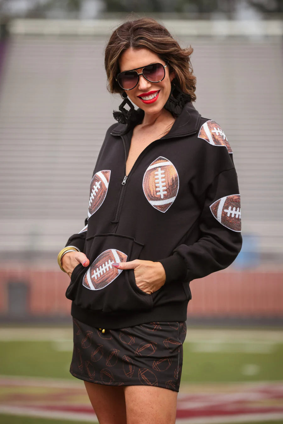 Friday Night Lights Pullover - Black