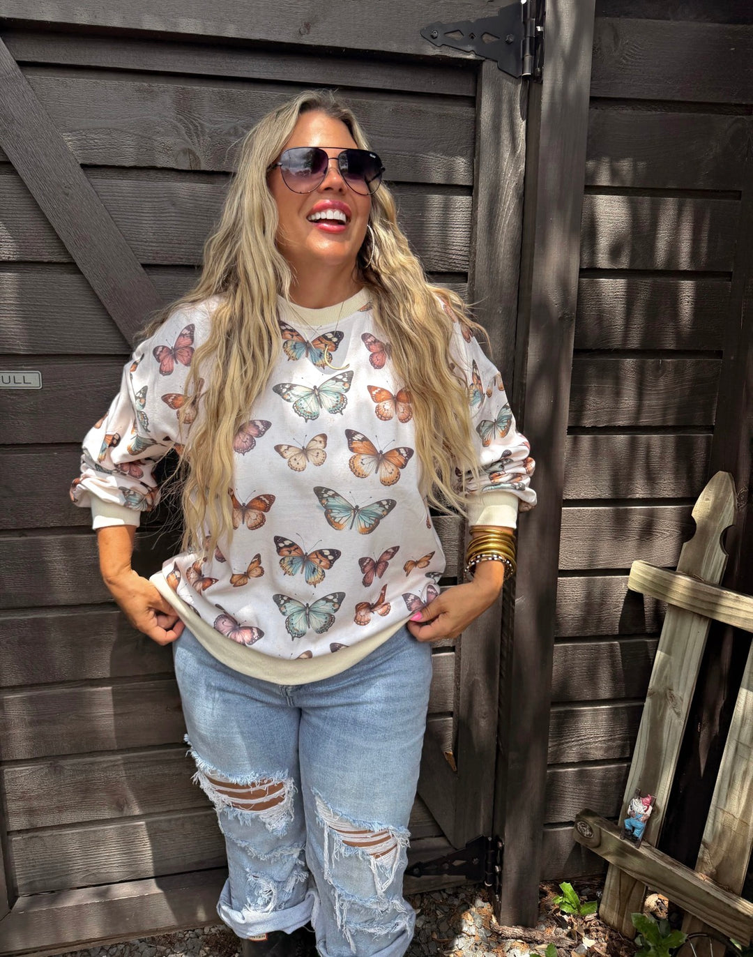 Butterfly Daydream Pullover - Reg & Curvy