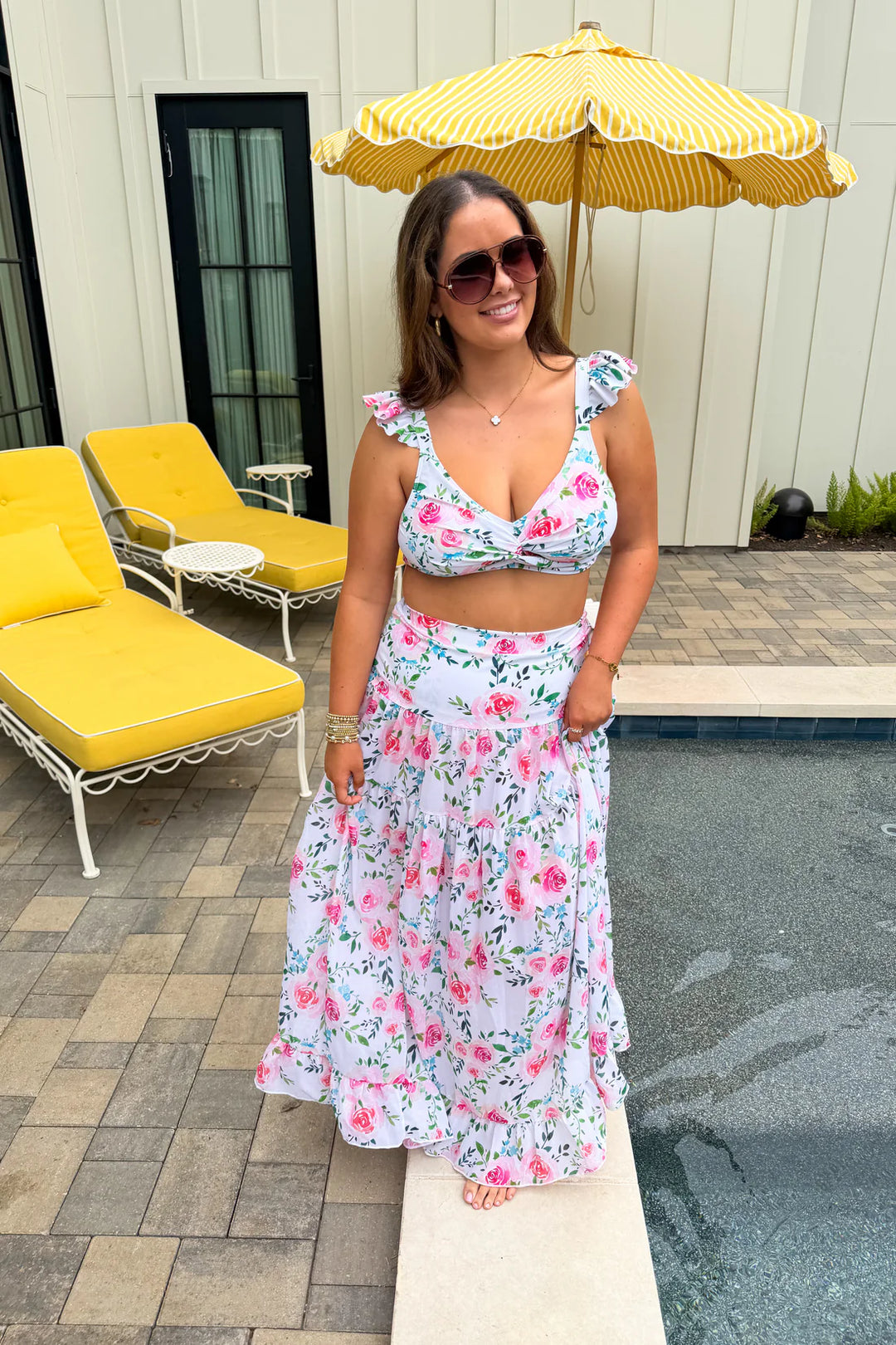 *PREORDER* Floral Capri Chic Swim Set - Reg & Curvy