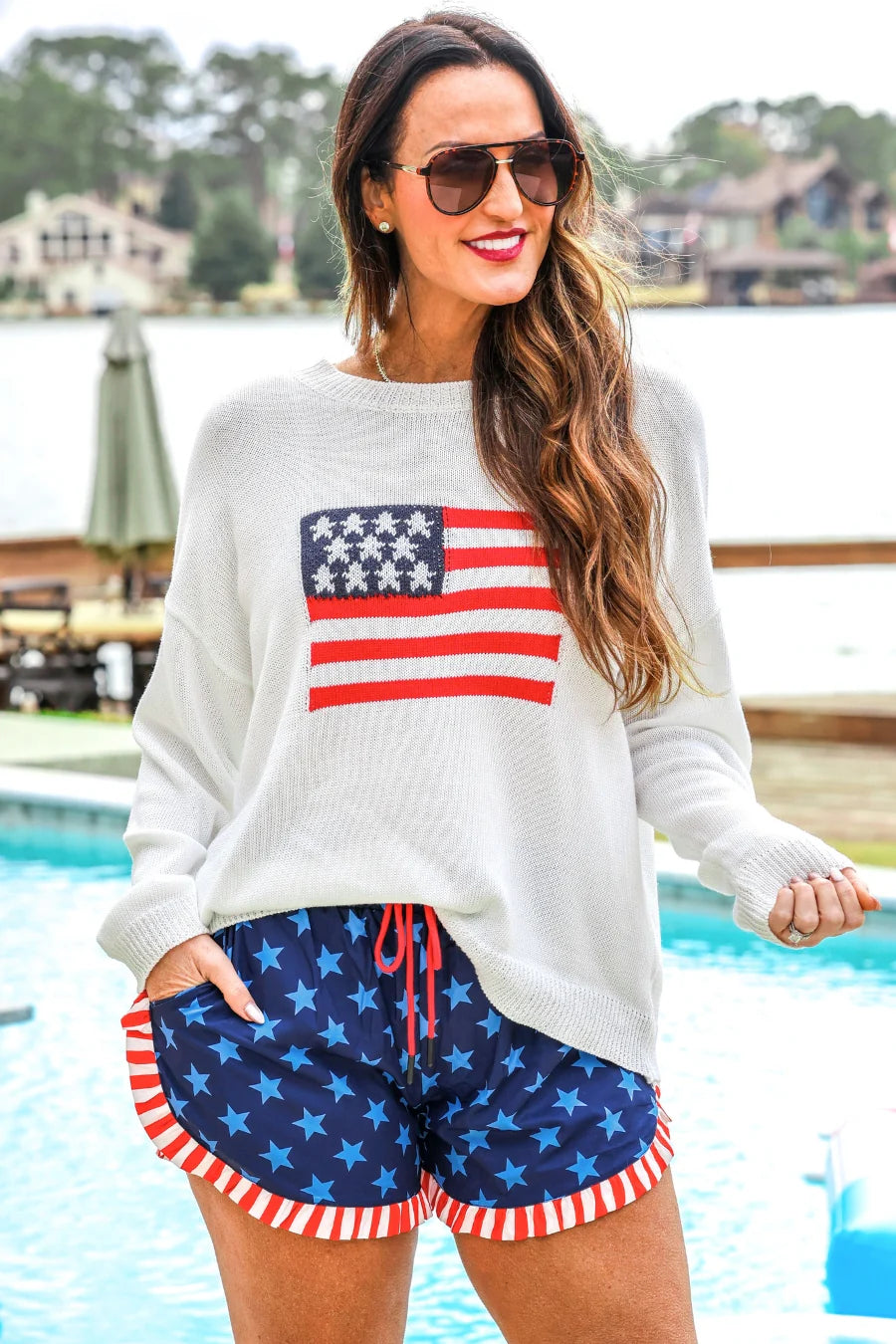 Star-Spangled Sweetheart Shorts - Reg & Curvy
