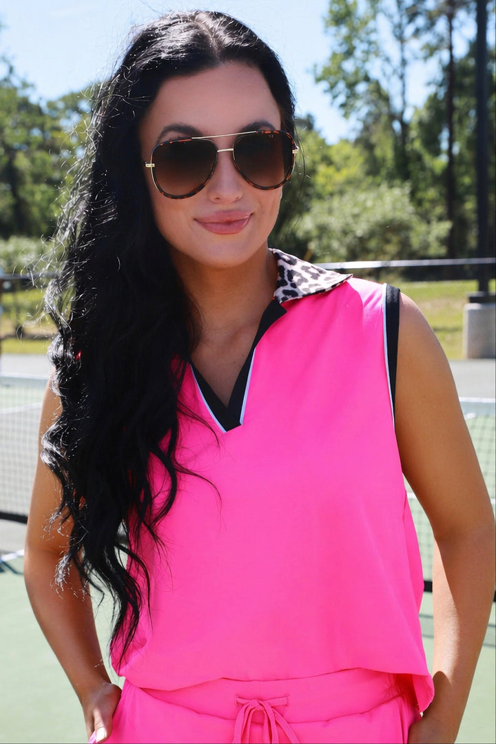 *PREORDER* Fierce & Flirty Polo Tank - Reg & Curvy