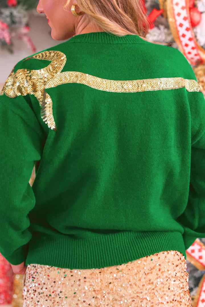 *PREORDER* Tied Up in Tinsel Sweater - Reg & Curvy