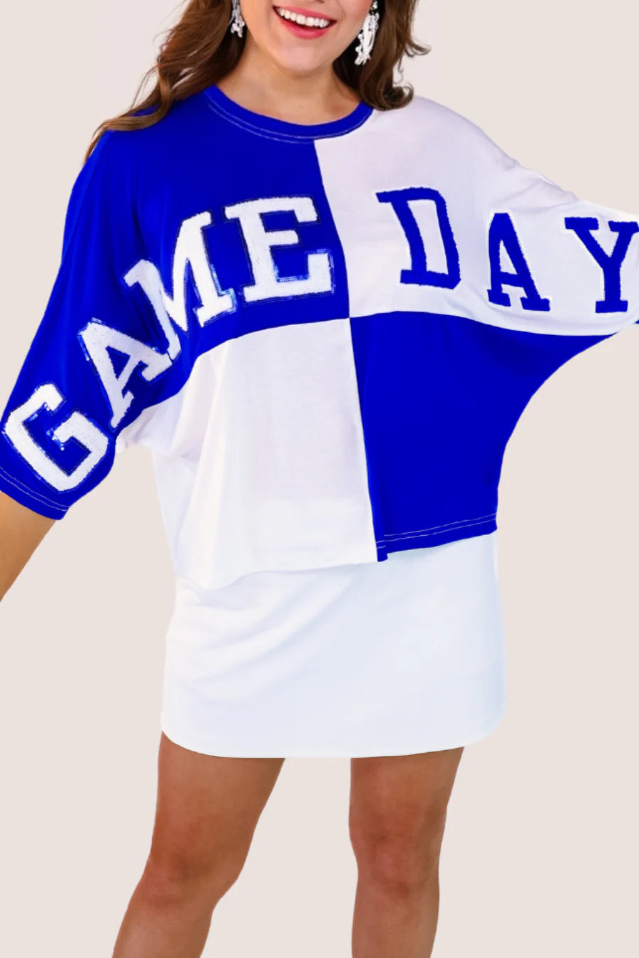 Blue Game Day Top - Reg & Curvy