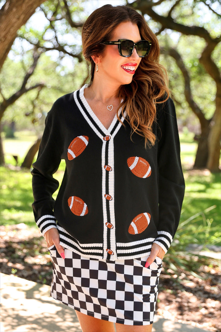 *PREORDER* Touchdown Time Cardigan - Reg & Curvy