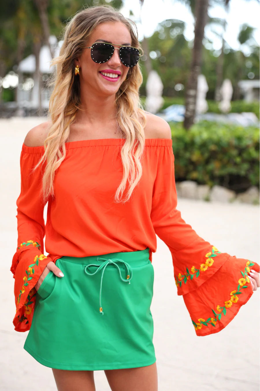 Sunset Fiesta Top - Reg & Curvy