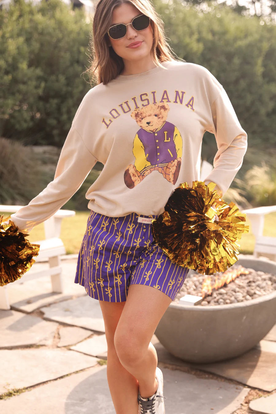 Louisiana Bear Pullover - Reg & Curvy