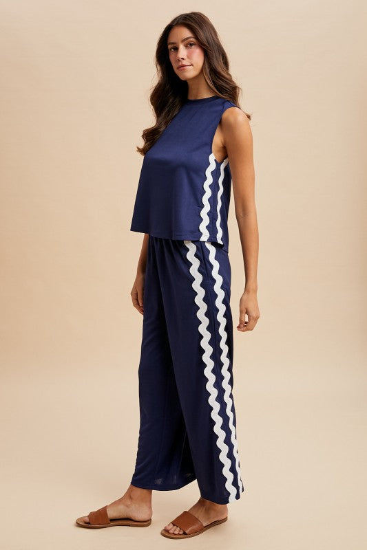 *PREORDER* Coastal Cool Ric Rac Set - Reg & Curvy