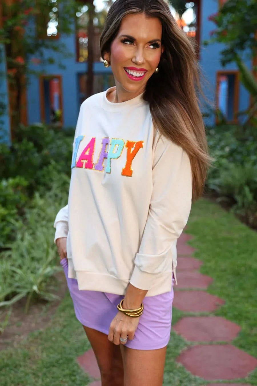 The Happy Vibes Pullover - Reg & Curvy