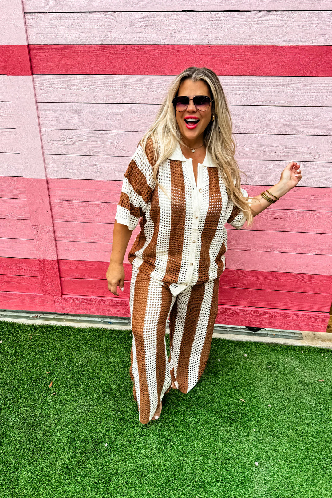 Sandy Toes Sweater Knit Cover-Up Set - Reg & Curvy