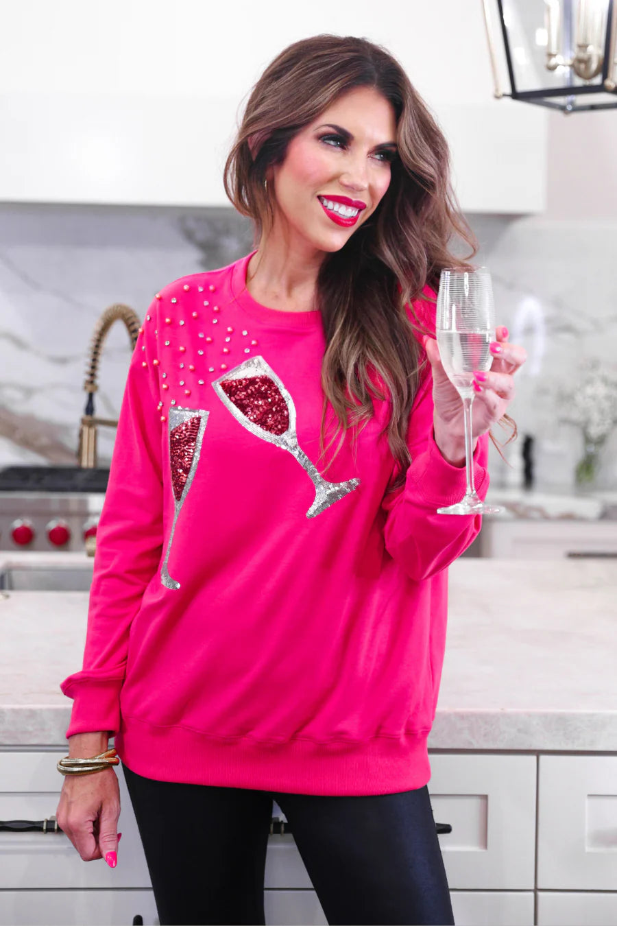 Bubbly & Bright Sequin Pullover - Reg & Curvy