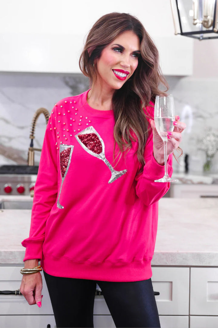 Bubbly & Bright Sequin Pullover - Curvy
