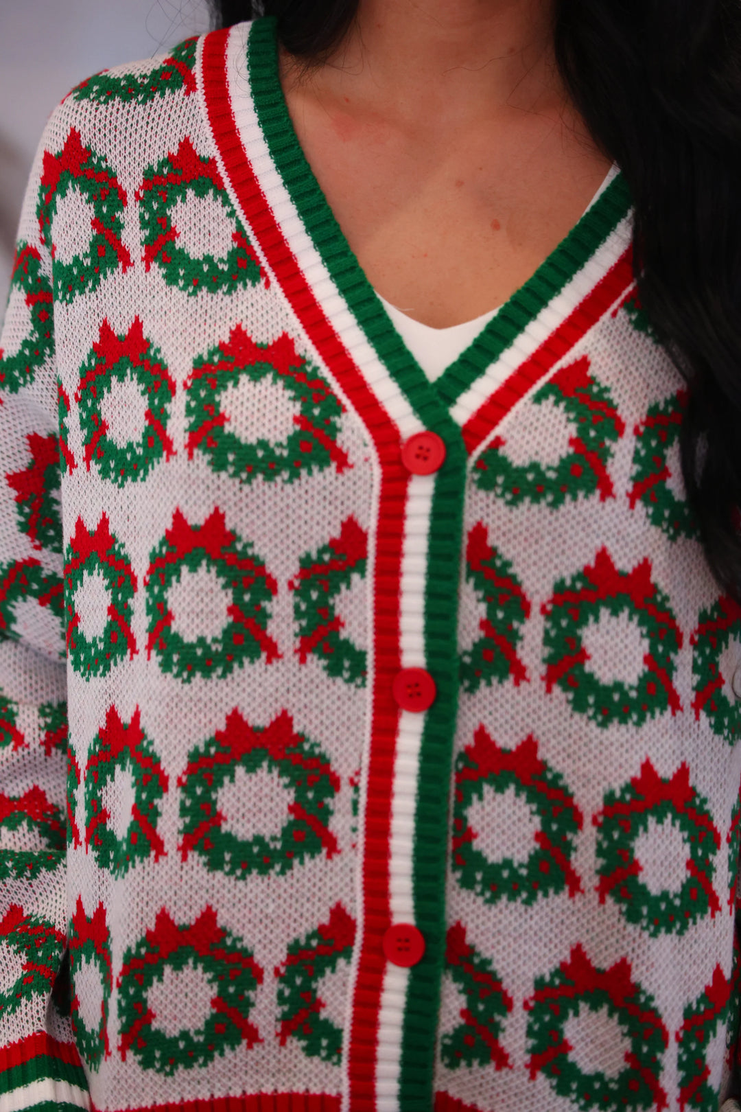 *PREORDER* Wreaths & Ribbons Cardigan - Reg & Curvy