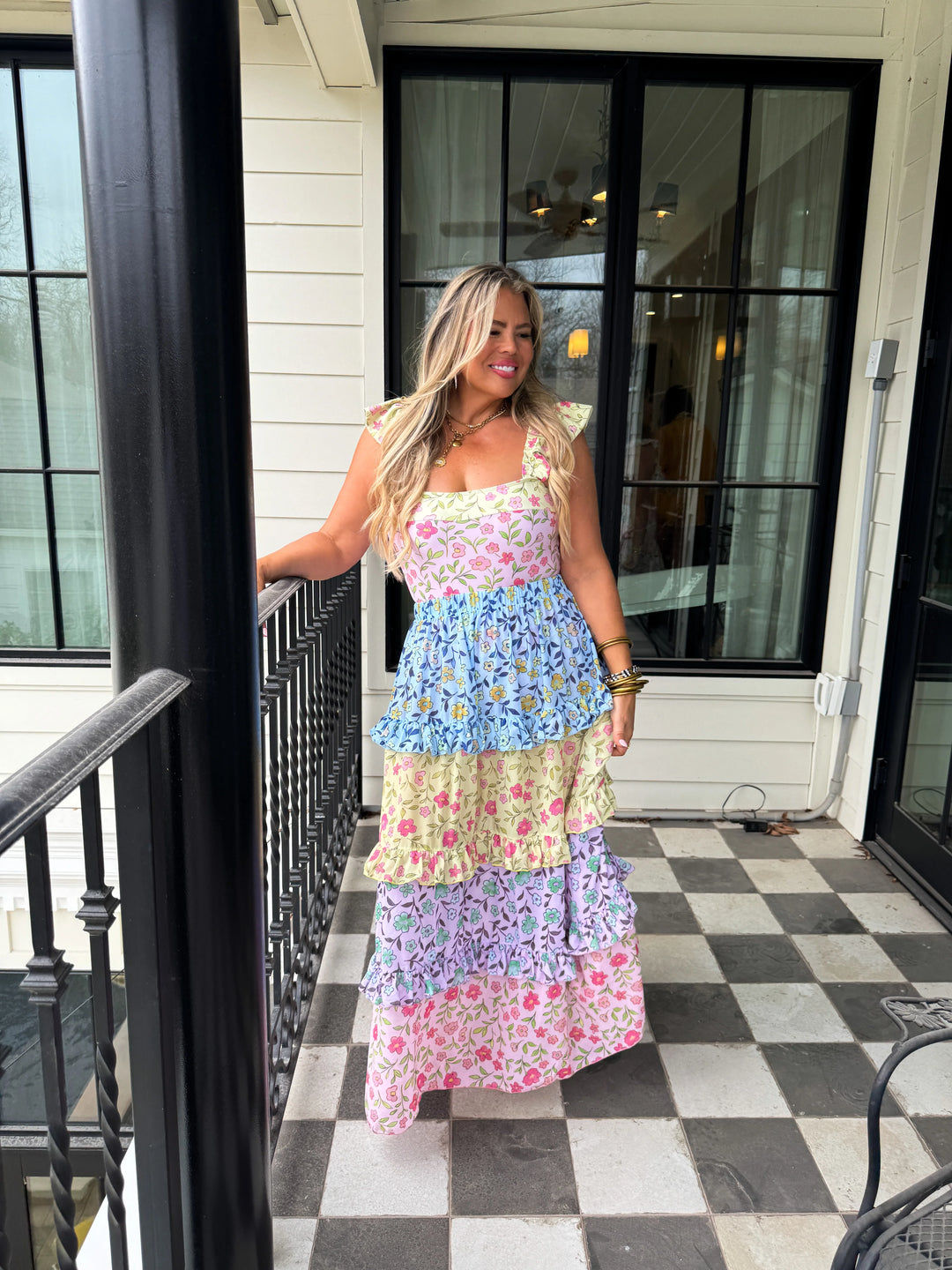 *PREORDER* Floral Rainbow Swim Set - Reg & Curvy