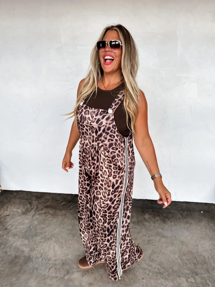 *PREORDER* Wild Side Striped Overalls - Reg & Curvy