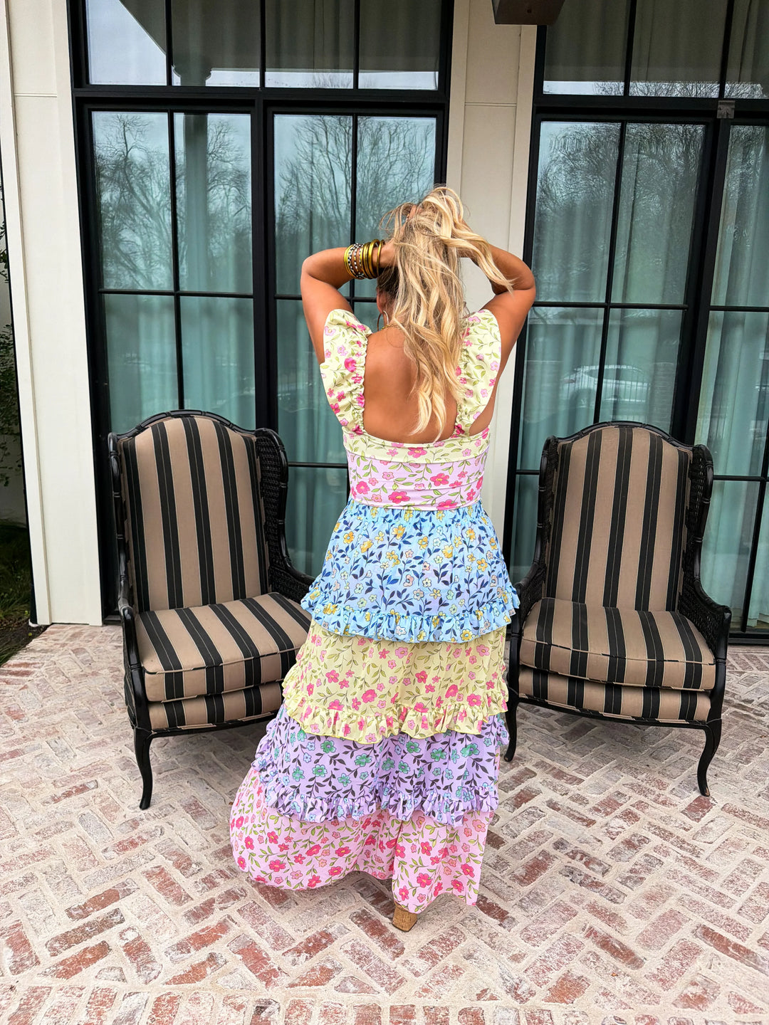 *PREORDER* Floral Rainbow Swim Set - Reg & Curvy