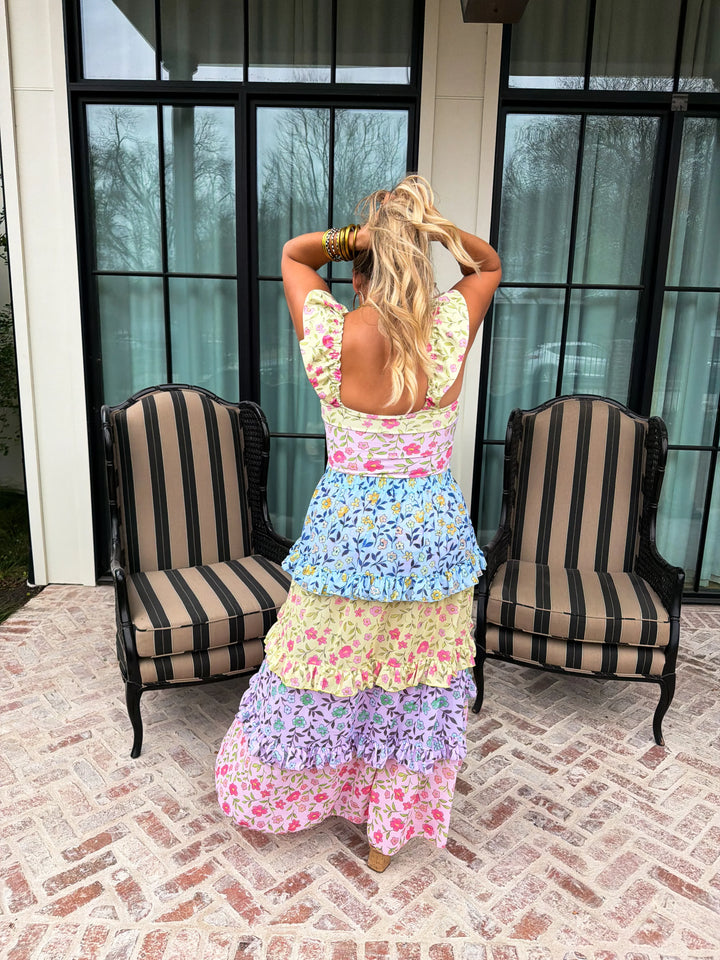 *PREORDER* Floral Rainbow Swim Set - Reg & Curvy