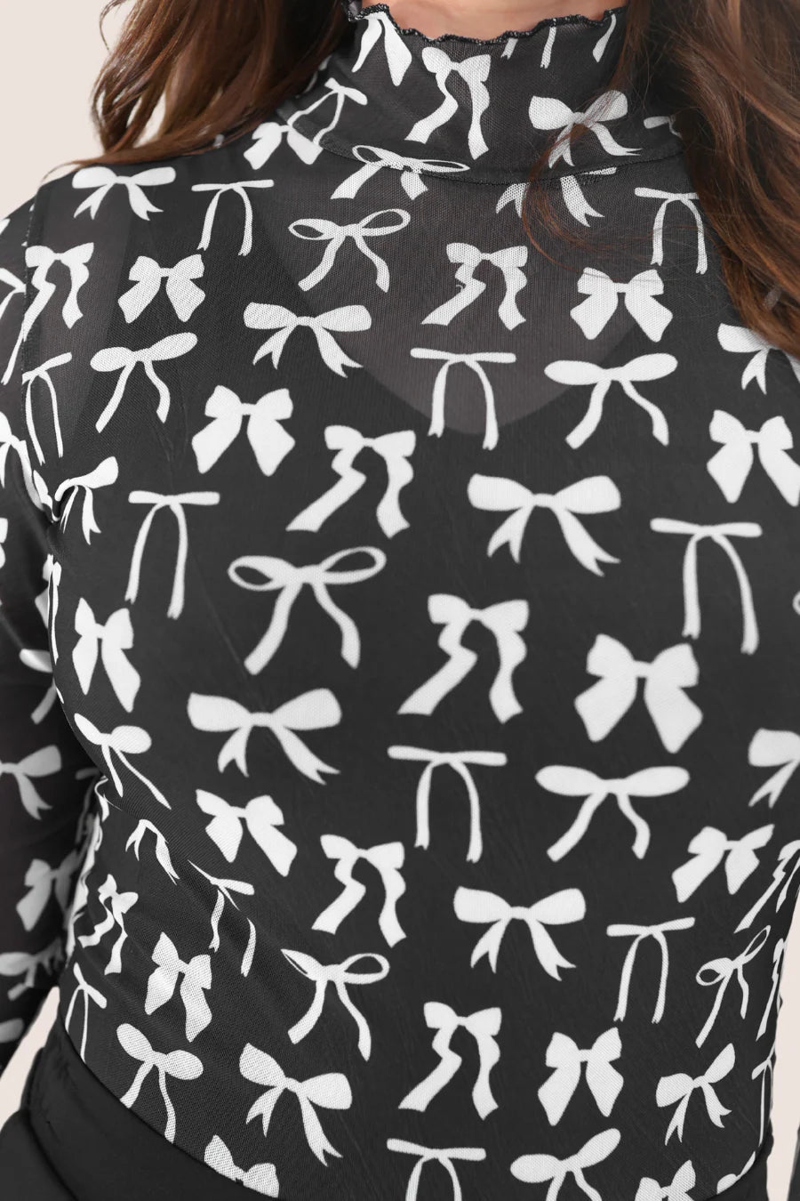 Tie It Together Mesh Top - Reg & Curvy