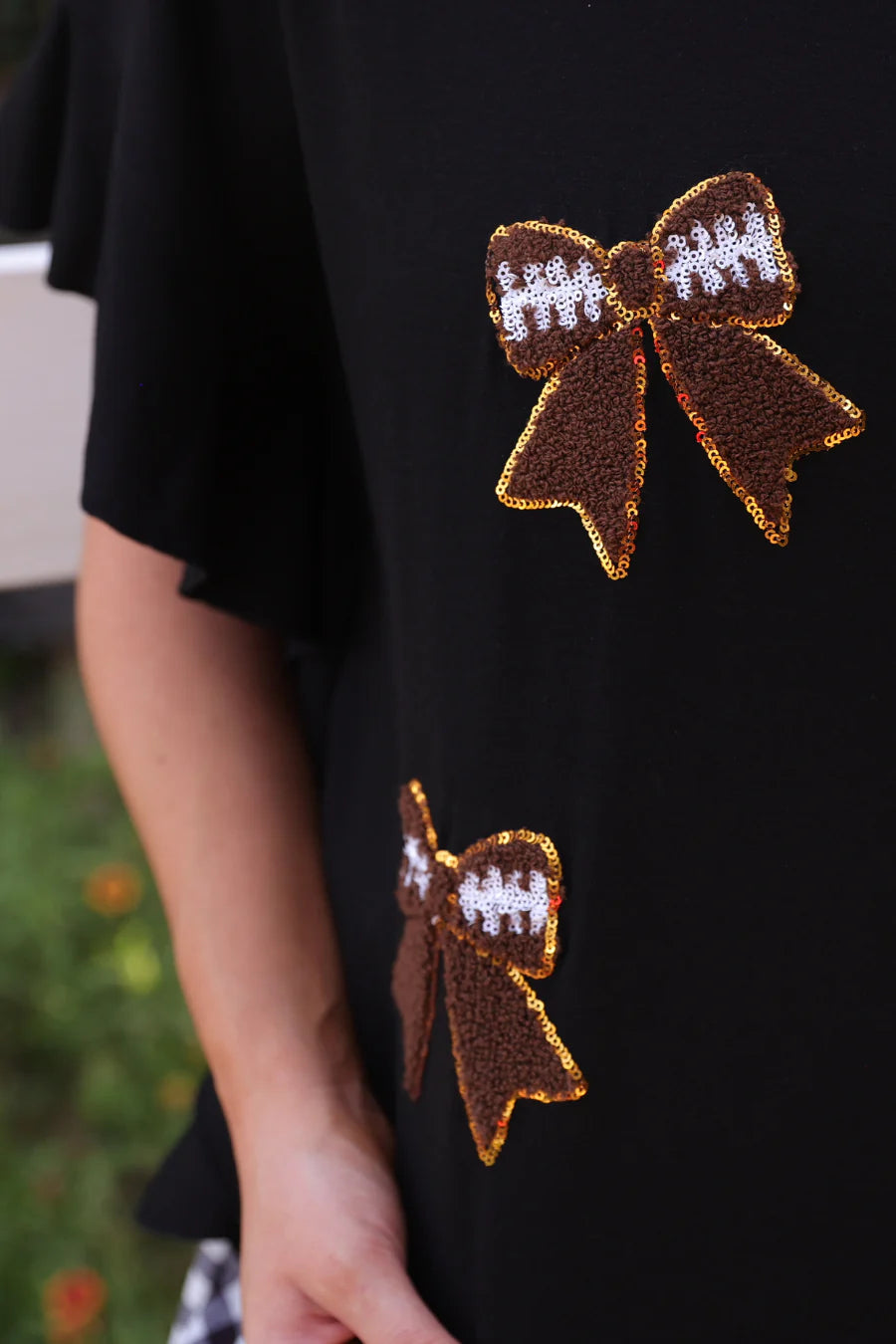 Black Reign Ruffle Top - Reg & Curvy