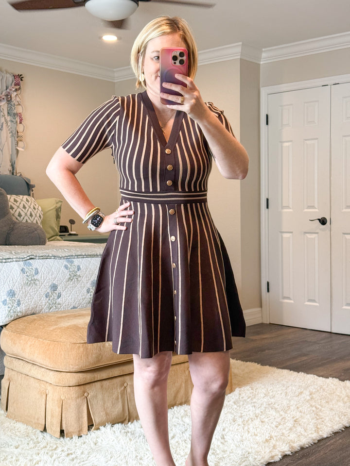Main Street Mocha Sweater Dress