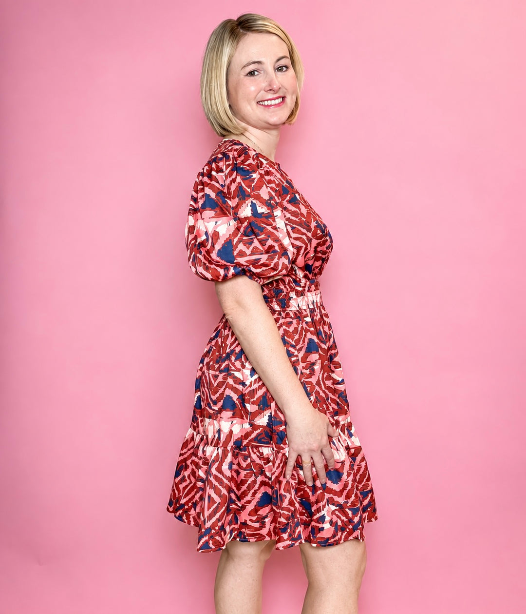 Autumn Afterglow Mini Dress