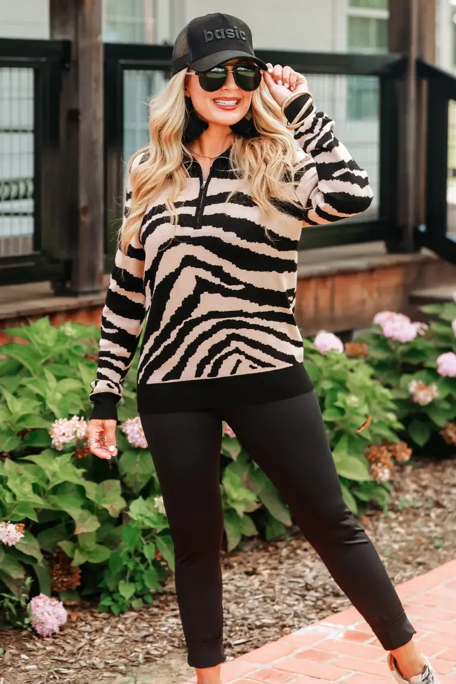 Savannah Stride Quarter Zip - Curvy