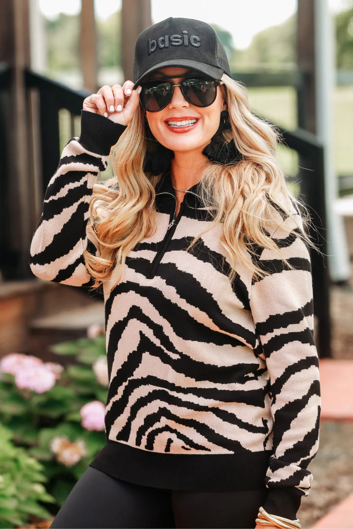 Savannah Stride Quarter Zip - Curvy