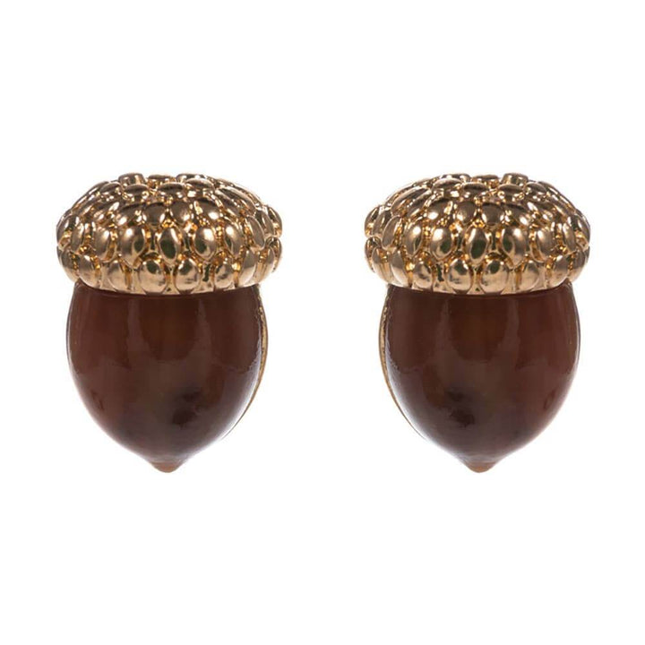 Golden Harvest Acorn Studs