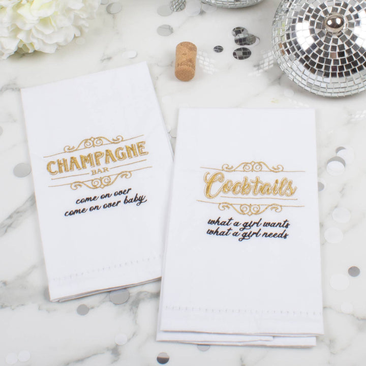 Cheers to the 90s Tea Towel Set
